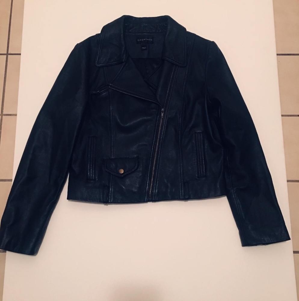 Genuine Black leather jacket
